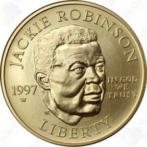 1997 Jackie Robinson Commemorative $5 BU