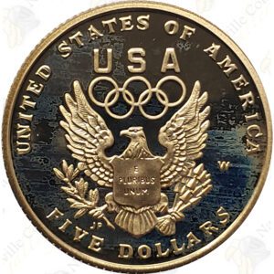 1992 Olympic Sprinter $5 Proof