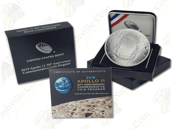 2019 Apollo 11 Uncirculated Silver Dollar