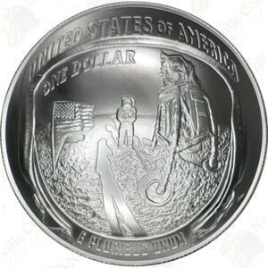 2019 Apollo 11 Uncirculated Silver Dollar