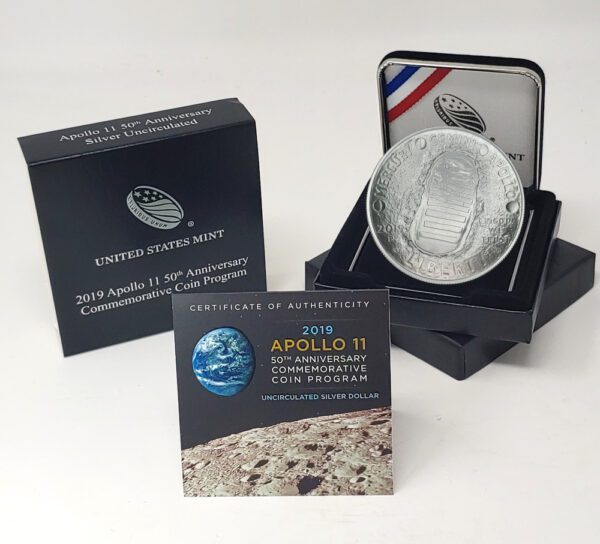 2019 Apollo 11 Uncirculated Silver Dollar