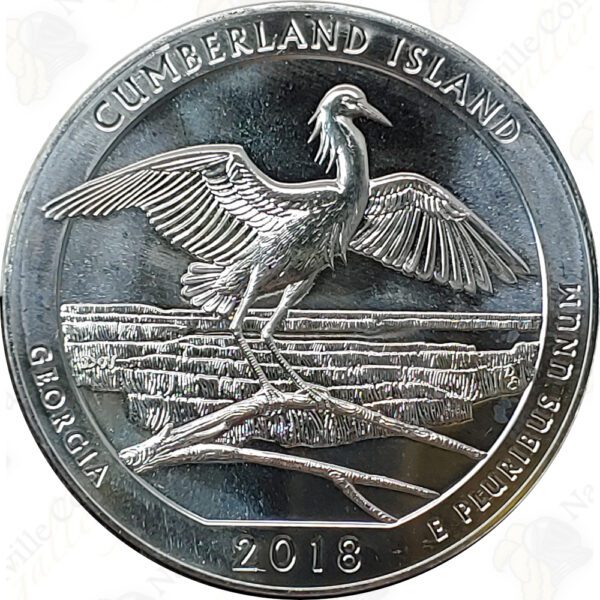 2018 Cumberland Island 5 oz. ATB Silver Coin - BU