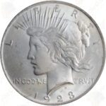 Peace Silver Dollar (random date) - AU or better condition