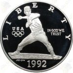 1992 Olympic 3-coin commemorative proof set