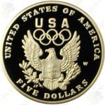 1992 Olympic 3-coin commemorative proof set