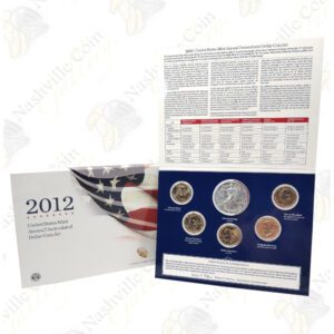 2012 US Mint Annual Uncirculated Dollars Set