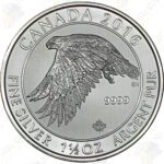2016 Canada 1.5 oz .9999 fine silver Snow Falcon