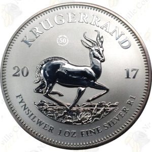 2017 South Africa 1 oz fine silver Krugerrand