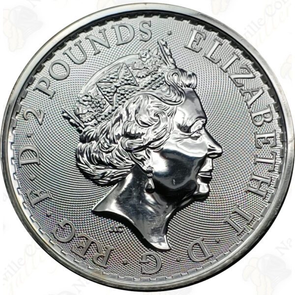 2019 Great Britain 1 oz .999 fine silver Britannia