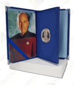 1993 Paramount Pictures "Star Trek": Captain Jean-Luc Picard 1 oz .999 fine silver