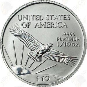 1/10 oz American Platinum Eagle, BU Random Date