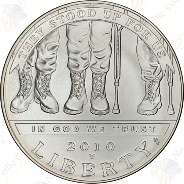 2010 Disabled American Veterans Uncirculated Silver Dollar