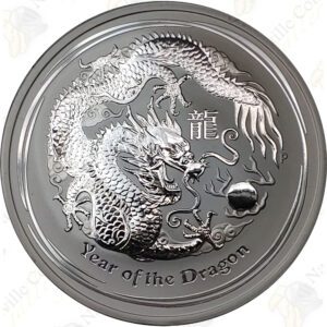 2012 Australia 1 oz Lunar Series 2 Year of the Dragon