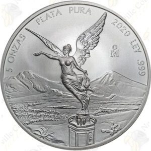 5-oz Mexican Silver Libertads -- BU