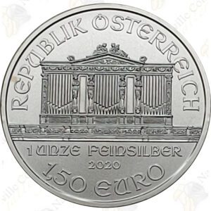 2020 Austria 1 oz fine silver Philharmonic