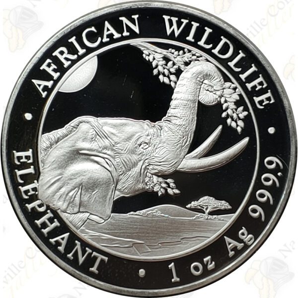 2023 Somalia 1 oz .9999 fine silver Elephant