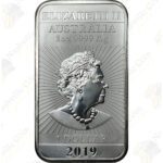 2019 Australia 1 oz .9999 fine silver Dragon bar