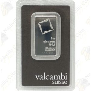 1 ounce Platinum Bar (Carded / brand varies)