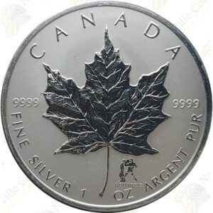 2004 Canada 1 oz. Silver Maple Leaf (Aquarius Privy)