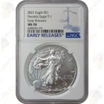 2021 Type 1 American Silver Eagle -- NGC MS70 Early Releases