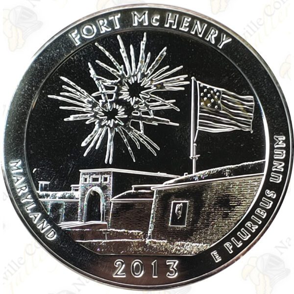 2013 Fort McHenry 5 oz. ATB Silver Coin - BU