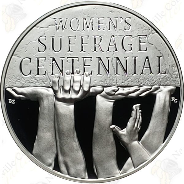 2020 Women's Suffrage 2-pc Proof Coin and Medal Set