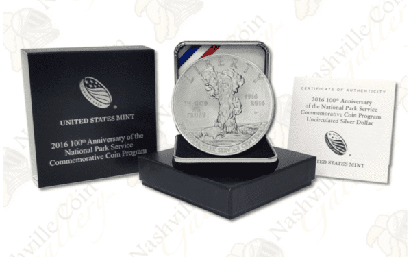 2016 National Parks Commemorative Uncirculated Silver Dollar