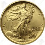 2016 1/2 oz gold Walking Liberty Half Dollar reissue