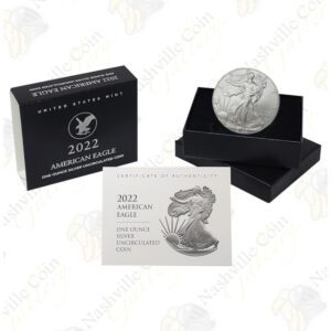 2022-W 1 oz American Silver Eagle – Burnished