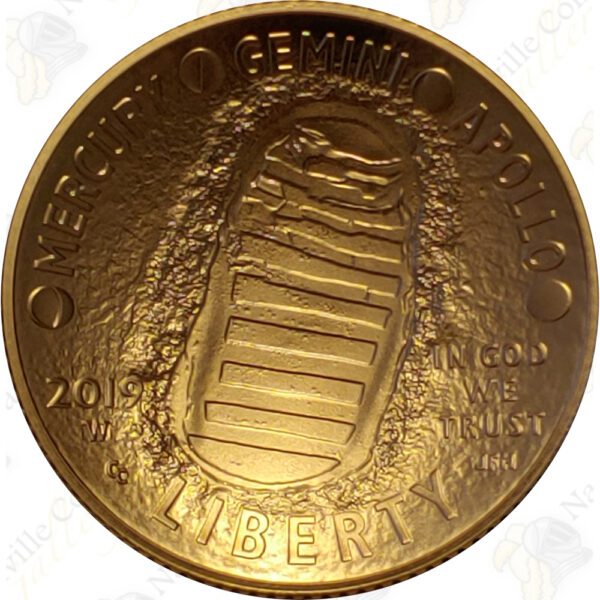 2019 Apollo 11 Commemorative BU Gold $5