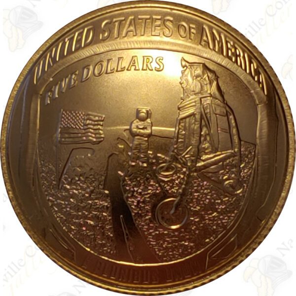 2019 Apollo 11 Commemorative BU Gold $5