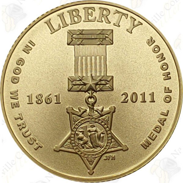 2011 Medal of Honor Commemorative BU Gold $5