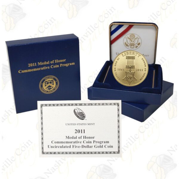 2011 $5 Medal of Honor Commemorative BU