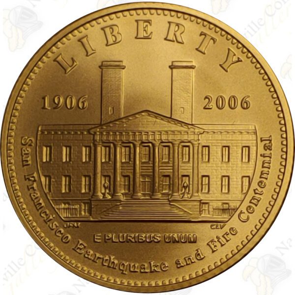 2006 San Francisco Old Mint Commemorative BU Gold $5