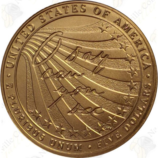 2012 Star Spangled Banner Commemorative BU Gold $5