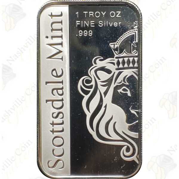 Scottsdale Archangel Michael 1 oz .999 fine silver bar