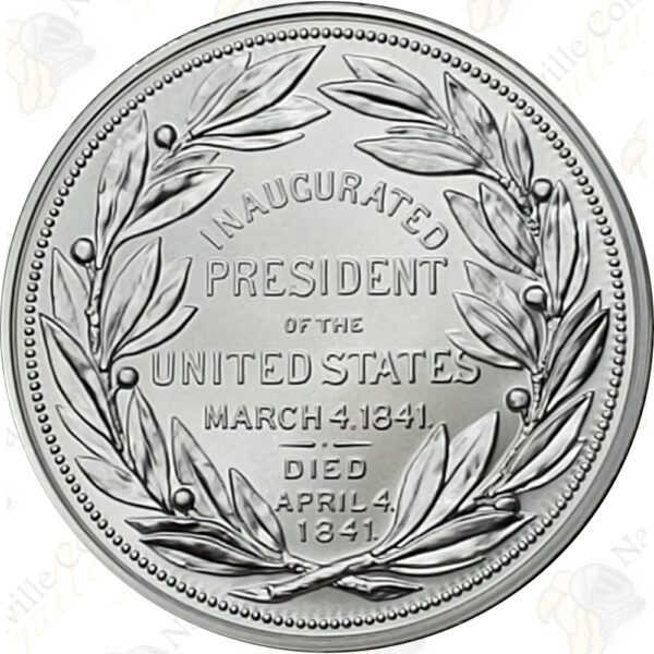 William Henry Harrison 1 oz Silver Presidential Medal
