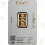PAMP Fortuna 10 gram carded .9999 fine gold bar