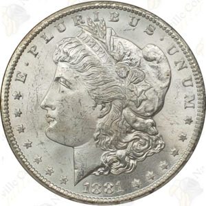 1881-CC GSA Morgan Silver Dollar w/box and COA