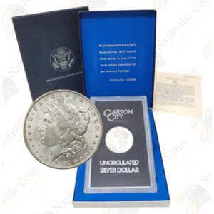 1881-CC GSA Morgan Silver Dollar w/box and COA