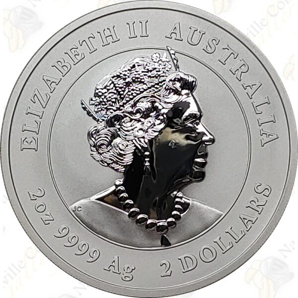 2020 Australia 2 oz .9999 fine silver Year of the Mouse