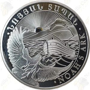 2014 Armenia 10 oz .999 fine silver Noah's Ark