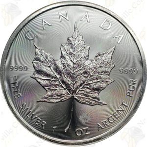 2018 Canada 1 oz .9999 fine silver Maple Leaf