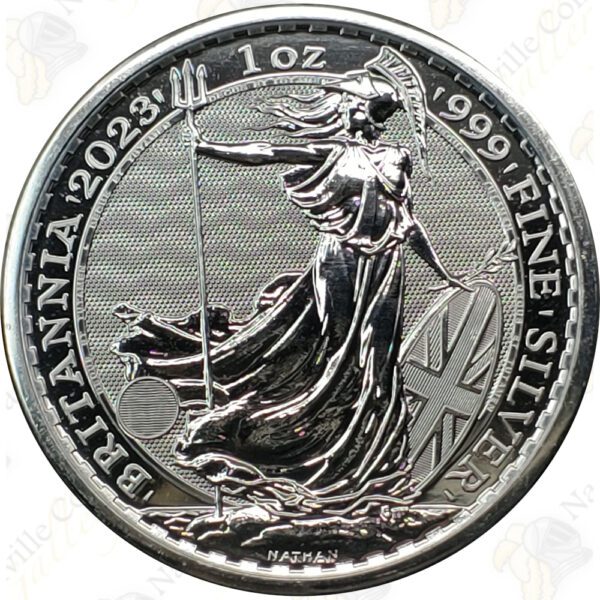 2023 Great Britain 1 oz .999 fine silver Britannia (King's Portrait)