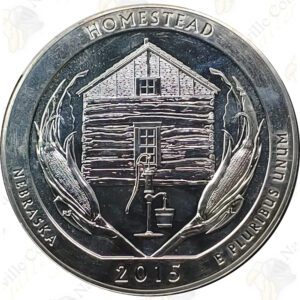 2015 Homestead 5 oz. ATB Silver Coin – Uncirculated