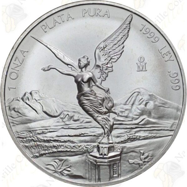 1999 Mexico 1 oz .999 fine silver Libertad