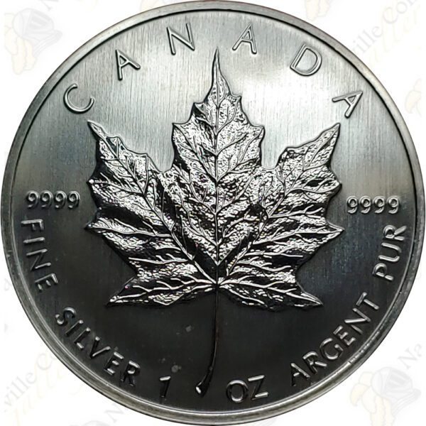 2007 Canada 1 oz .9999 fine silver Maple Leaf