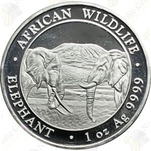 2020 Somalia 1 oz .9999 fine silver Elephant