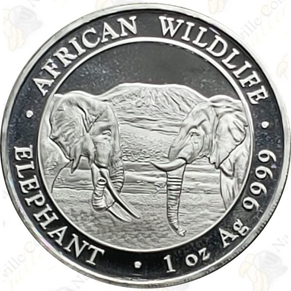 2020 Somalia 1 oz .9999 fine silver Elephant