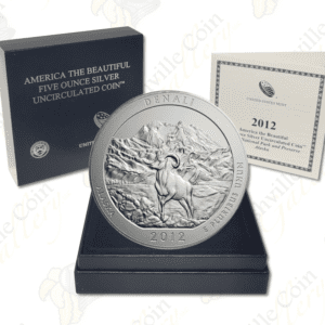 2012-P DENALI NATIONAL PARK 5 OZ ATB SILVER COIN - SPECIMEN